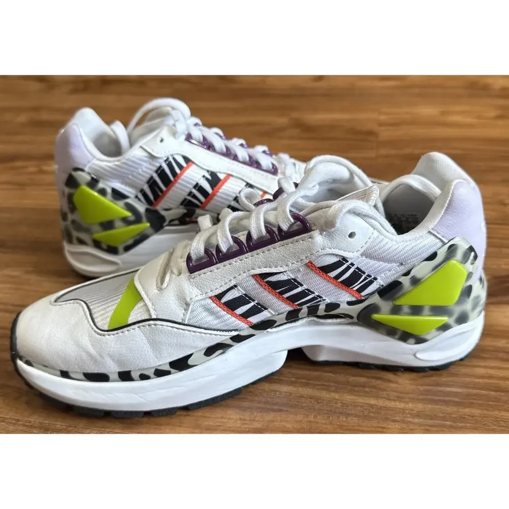 Adidas Womens ZX Wavian GW0517 White Running Shoes Sneakers Size‎ 8 EXCELLENT